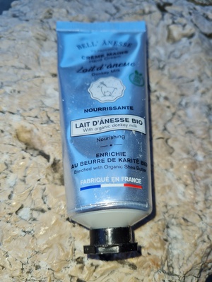 Crème mains nourrissante au lait d'ânesse bio